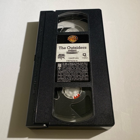 📼 VHS 1991 The Outsiders Francis Ford Coppola Tom Cruise - Picture 3 of 3